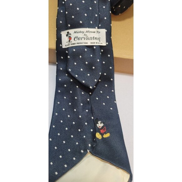Vintage Cervantes Disney Mickey Mouse Polka Dot Tie Unique Collectable *callout - Picture 3 of 6